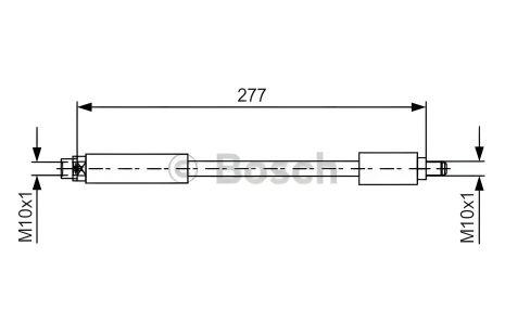 Шланг тормозной BMW X4, BOSCH (1987481616) Шланг тормозной BMW X4, BOSCH (1987481616)