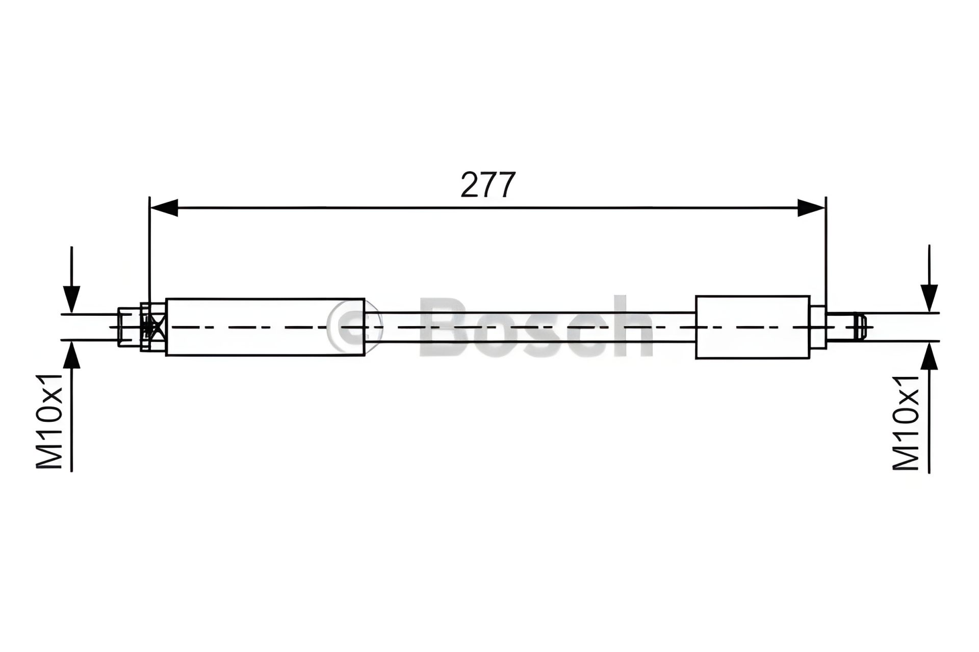 Шланг тормозной BMW X4, BOSCH (1987481616) Шланг тормозной BMW X4, BOSCH (1987481616)