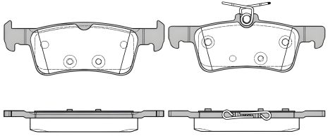 Тормозные колодки, дисковый тормоз PEUGEOT 308 комплект, REMSA (156310) Тормозные колодки, дисковый тормоз PEUGEOT 308 комплект, REMSA (156310)