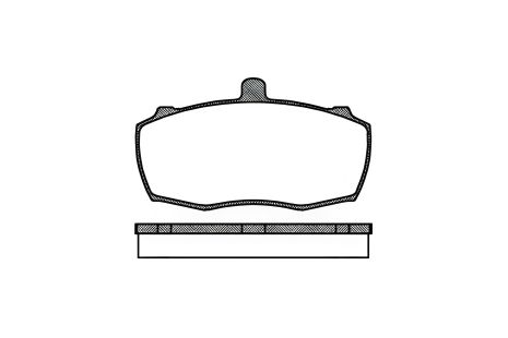 Комплект тормозных колодок для дискового тормоза LAND ROVER, LDV 200, REMSA (015900)