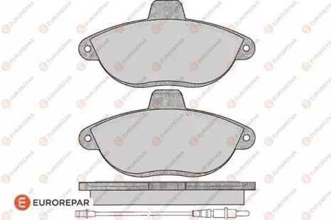 Гальмівні колодки, Fiat Scudo, Citroën Jumpy, Eurorepar (1617250580)