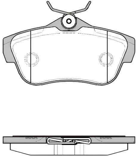 Тормозной комплект колодок TOYOTA PROACE, FIAT SCUDO, REMSA (129900)