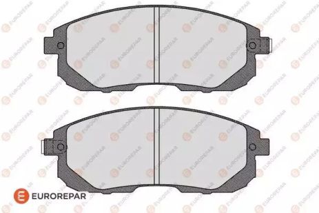 Набір гальмівних майданчиків, Nissan Versa Disc Brake, Eurorepar (1617287380)