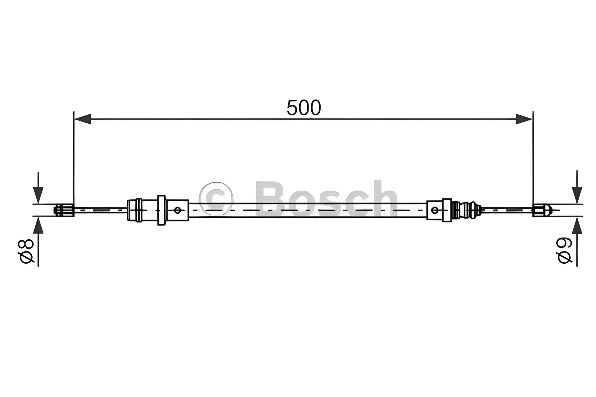 Трос ручного тормоза FIAT SCUDO, CITROËN C8, BOSCH (1987477565) Трос ручного тормоза FIAT SCUDO, CITROËN C8, BOSCH (1987477565)