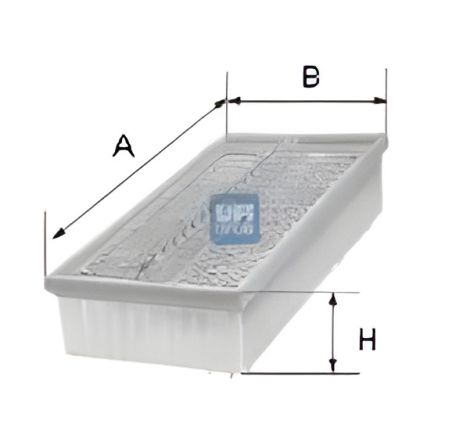 Повітряний фільтр для DODGE CALIBER, JEEP PATRIOT, UFI (3049800)