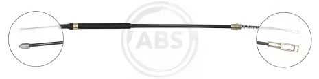 Трос ручного гальма PEUGEOT 605, A.B.S. (K16888), задній