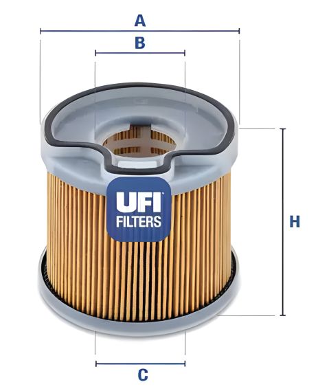 Топливный фильтр SUZUKI VITARA, LANCIA ZETA, UFI (2669100) Топливный фильтр SUZUKI VITARA, LANCIA ZETA, UFI (2669100)