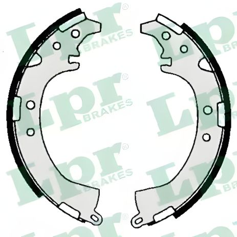 Задний комплект тормозных колодок Toyota Camry 89-01 228,6X40, TOYOTA RAV4, LPR (06680)