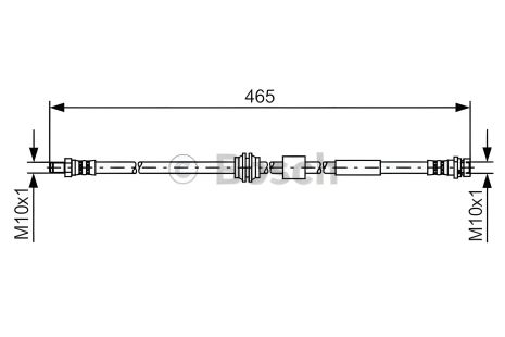 Тормозной шланг для FORD KUGA, BOSCH (1987481451)