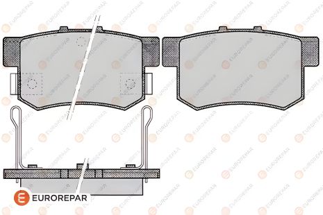 Комплект тормозных колодок для SUZUKI SX4, FIAT SEDICI, EUROREPAR 1623064680 Комплект тормозных колодок для SUZUKI SX4, FIAT SEDICI, EUROREPAR 1623064680