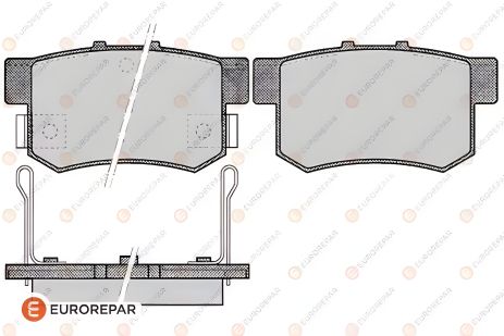 Комплект тормозных колодок для SUZUKI SX4, FIAT SEDICI, EUROREPAR 1623064680 Комплект тормозных колодок для SUZUKI SX4, FIAT SEDICI, EUROREPAR 1623064680