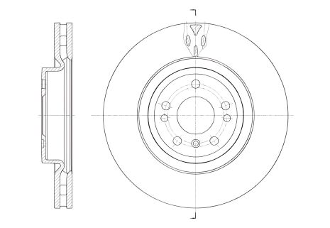 Гальмівний диск MERCEDES-BENZ GLE, REMSA (6157610)