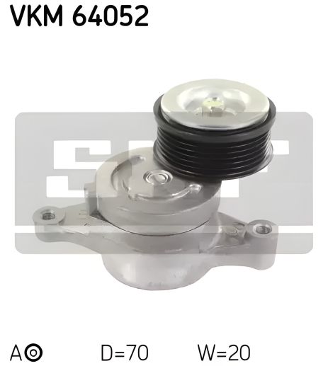Натяжний ролик поліклінового ременя SKF MAZDA 3 (VKM64052) Натяжний ролик поліклінового ременя SKF MAZDA 3 (VKM64052)