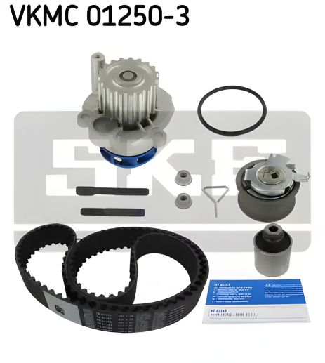 Помпа + комплект ременя ГРМ AUDI A2, VW POLO, SKF (VKMC012503)