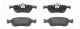Комплект тормозных колодок дисковых, FORD FIESTA, FERODO (FDB4816)