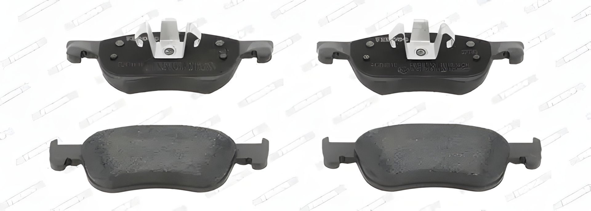 Комплект тормозных колодок дисковых, FORD FIESTA, FERODO (FDB4816) Комплект тормозных колодок дисковых, FORD FIESTA, FERODO (FDB4816)