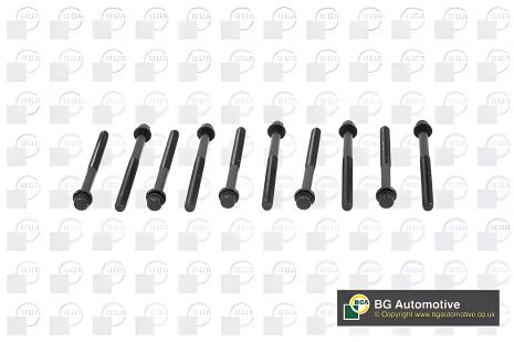 Комплект ГБЦ болтів KIA SORENTO, HYUNDAI ix35, BGA (BK1318) Комплект ГБЦ болтів KIA SORENTO, HYUNDAI ix35, BGA (BK1318)
