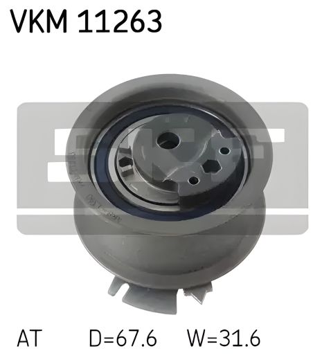 Натяжний ролик ременя ГРМ SKF для SEAT EXEO, VW BEETLE (VKM11263)