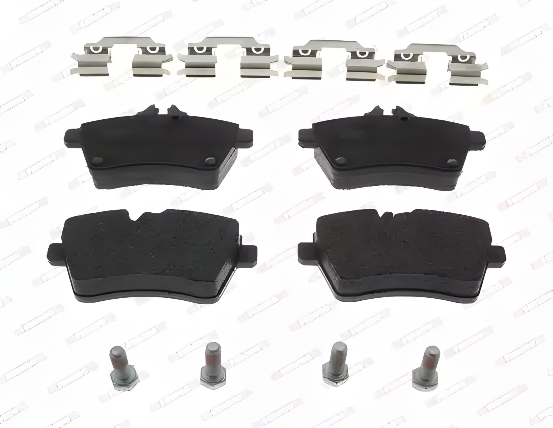 Комплект тормозных колодок, дисковый тормоз MERCEDES-BENZ A-CLASS, FERODO (FDB1593) Комплект тормозных колодок, дисковый тормоз MERCEDES-BENZ A-CLASS, FERODO (FDB1593)