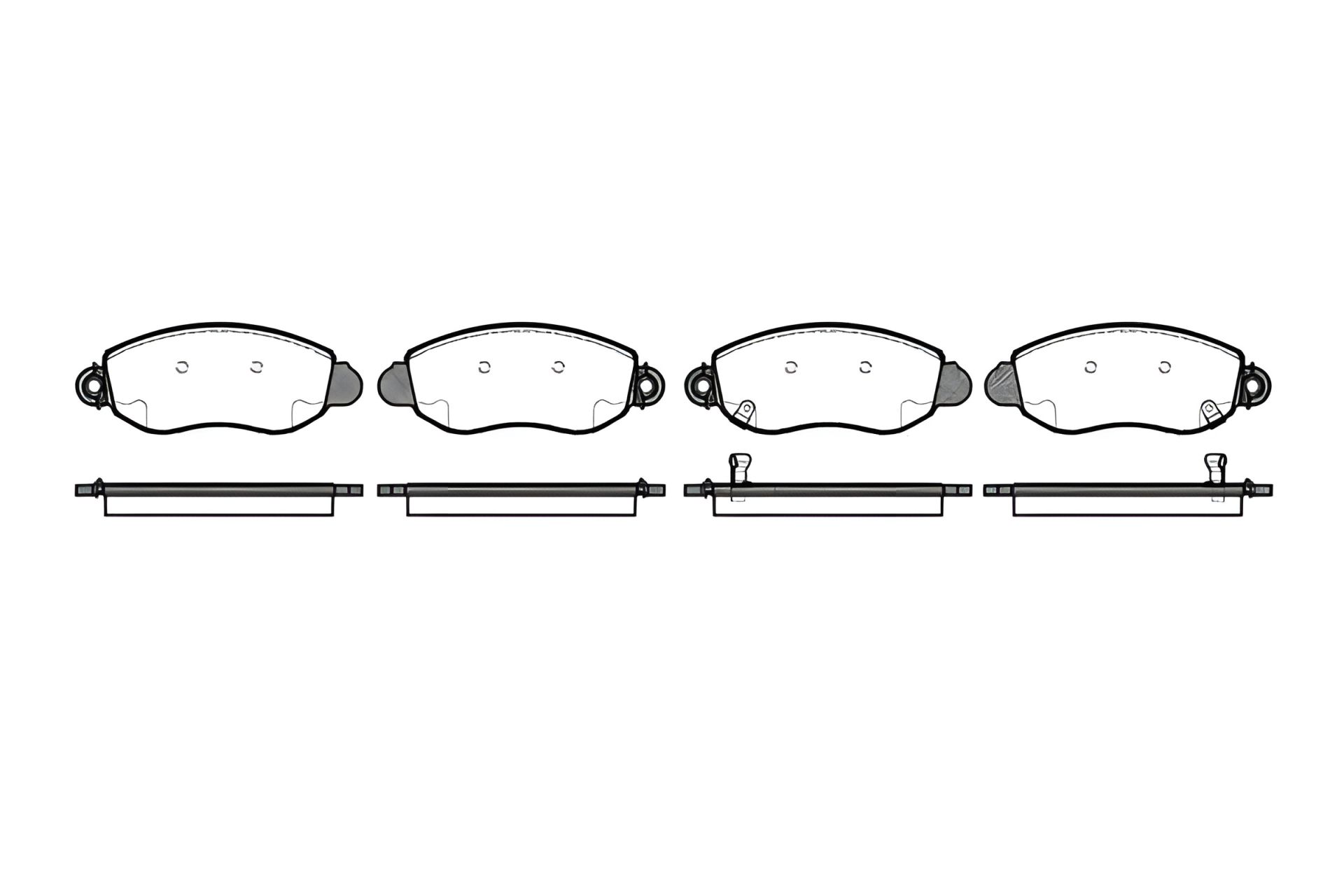 Колодки гальмівні задні для FORD TRANSIT, REMSA (077202) Колодки гальмівні задні для FORD TRANSIT, REMSA (077202)