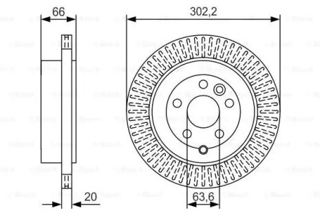 Brake Land Rover, Bosch (0986479U44)