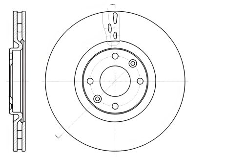 DS Гальмівний диск DS, DS (CAPSA), REMSA (6105910)