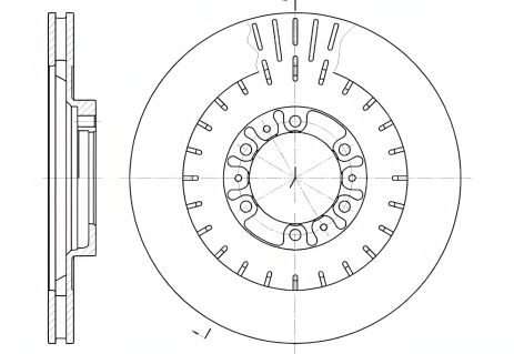 Гальмівний диск CITROËN XSARA, PEUGEOT 406, REMSA (695310) Гальмівний диск CITROËN XSARA, PEUGEOT 406, REMSA (695310)