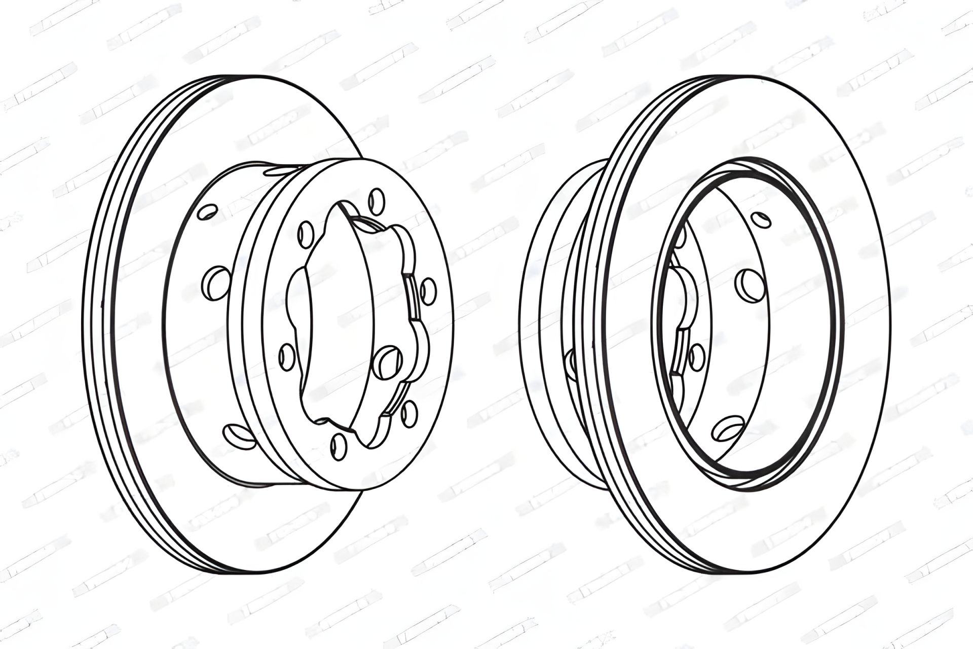 Гальмівний диск VW LT, MERCEDES-BENZ VARIO, FERODO (FCR191A) Гальмівний диск VW LT, MERCEDES-BENZ VARIO, FERODO (FCR191A)