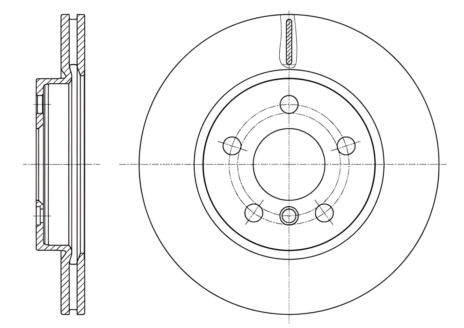 Гальмівний диск MINI MINI, REMSA (6161710) Гальмівний диск MINI MINI, REMSA (6161710)