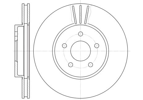 Гальмівний диск JAGUAR X-TYPE, FORD MONDEO, REMSA (660710) Гальмівний диск JAGUAR X-TYPE, FORD MONDEO, REMSA (660710)