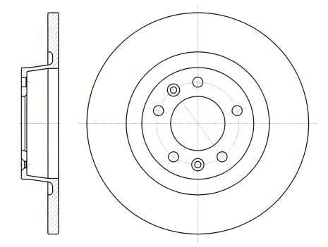 Диск гальмівний для TOYOTA PROACE, FIAT SCUDO від REMSA (6105300)