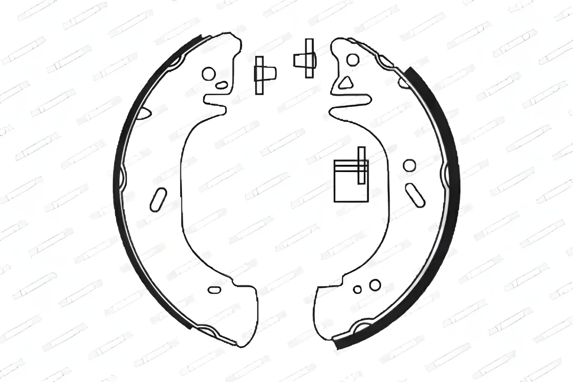 Комплект гальмівних колодок для FORD AUSTRALIA, NISSAN INTERSTAR, FERODO (FSB618) Комплект гальмівних колодок для FORD AUSTRALIA, NISSAN INTERSTAR, FERODO (FSB618)