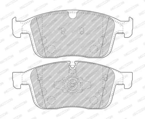 Комплект гальмівних колодок, дискове гальмо VOLVO XC60, FERODO (FDB4943)