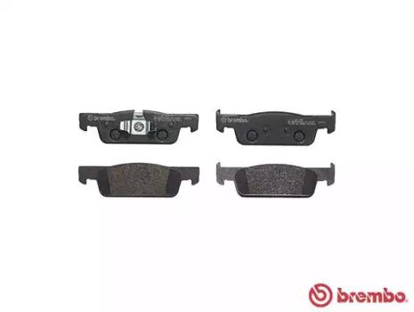 Комплект гальмівних колодок, дискове гальмо SMART FORTWO, DACIA LOGAN, BREMBO (P68059)