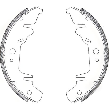 Гальмівних колодок комплект PLYMOUTH VOYAGER, DODGE CARAVAN, WOKING (Z402000)