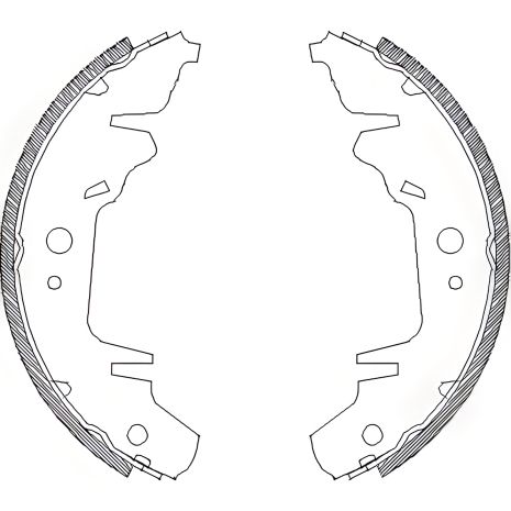Комплект тормозных колодок для PLYMOUTH VOYAGER, DODGE CARAVAN, WOKING (Z402000) Комплект тормозных колодок для PLYMOUTH VOYAGER, DODGE CARAVAN, WOKING (Z402000)