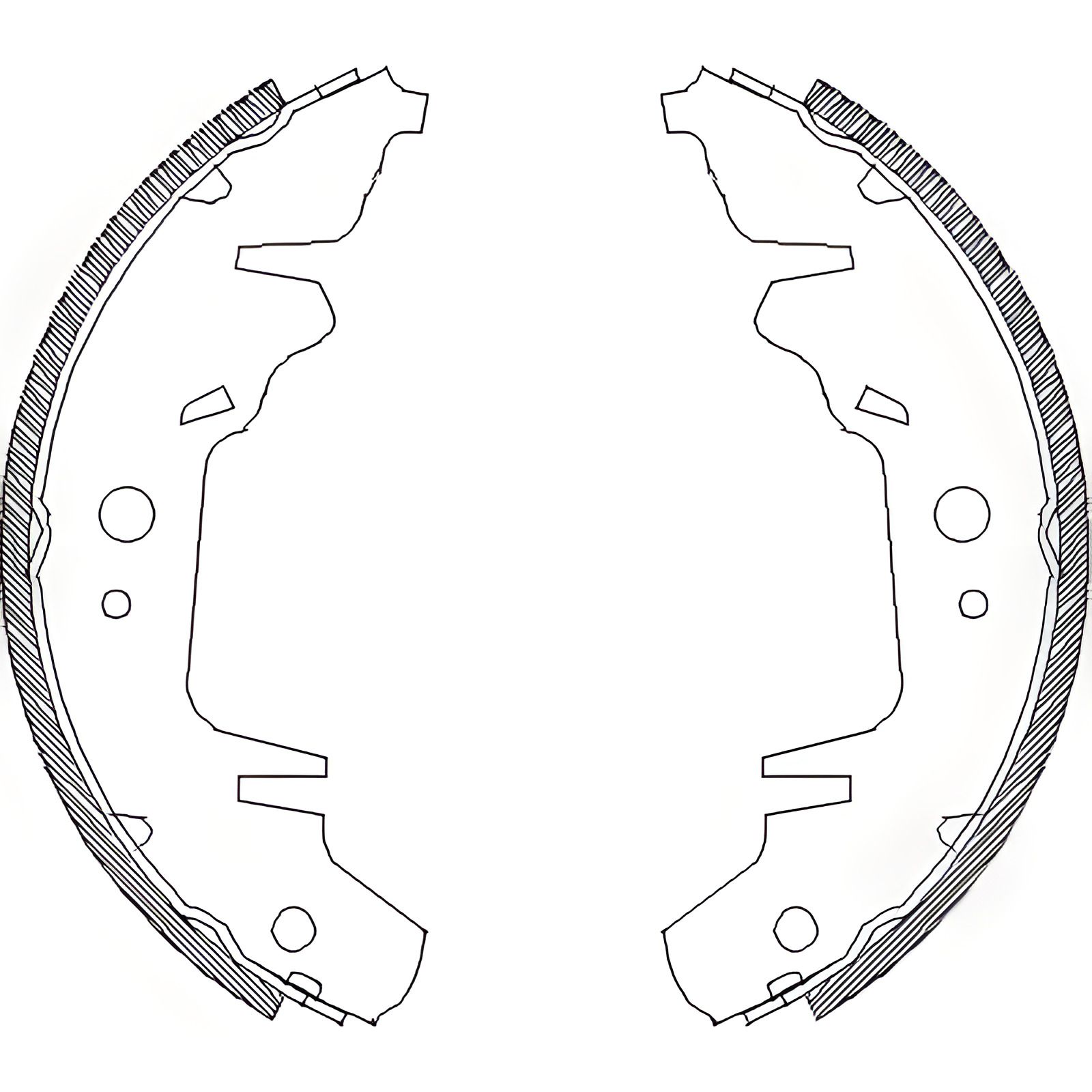 Комплект гальмівних колодок PLYMOUTH VOYAGER, DODGE CARAVAN, WOKING (Z402000) Комплект гальмівних колодок PLYMOUTH VOYAGER, DODGE CARAVAN, WOKING (Z402000)