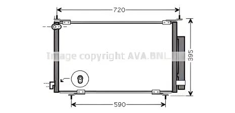Конденсорний радіатор кондиціонера HONDA CR-V, AVA COOLING (HD5201D) Конденсорний радіатор кондиціонера HONDA CR-V, AVA COOLING (HD5201D)