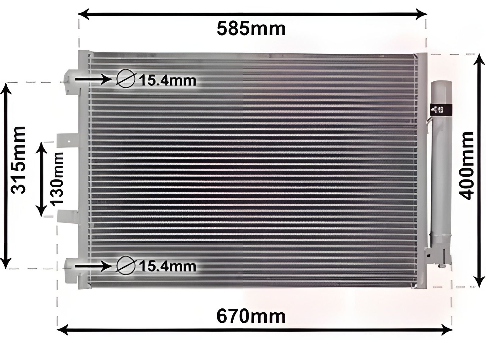 Радіатор-конденсор кондиціонера для FORD FOCUS, Van Wezel (18005487) Радіатор-конденсор кондиціонера для FORD FOCUS, Van Wezel (18005487)