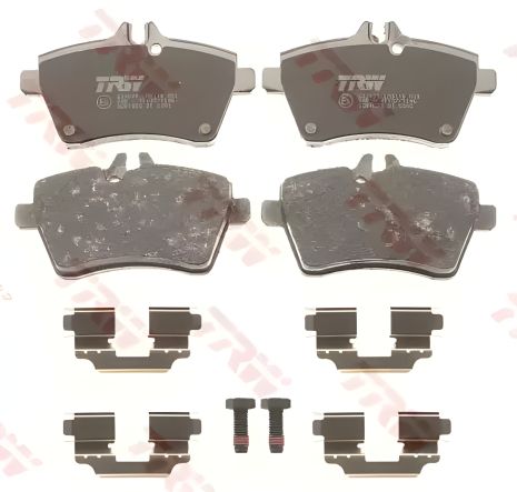 Гальмівних колодок комплект, дискове гальмо MERCEDES-BENZ A-CLASS, TRW (GDB1629)