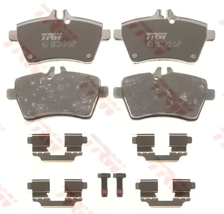 Гальмівних колодок комплект, дискове гальмо MERCEDES-BENZ A-CLASS, TRW (GDB1629)