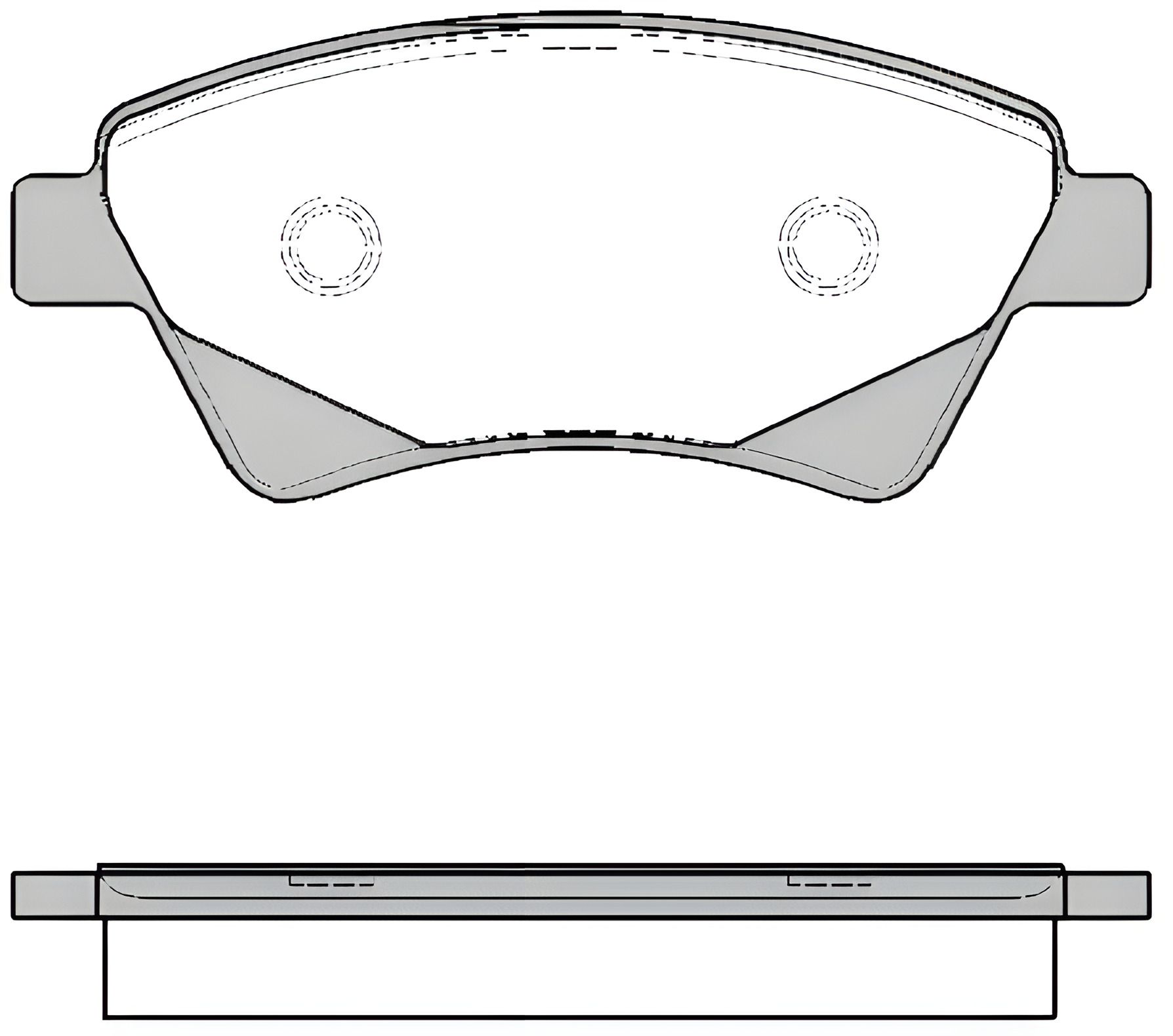 Комплект гальмівних колодок для RENAULT KANGOO, REMSA (097620) Комплект гальмівних колодок для RENAULT KANGOO, REMSA (097620)