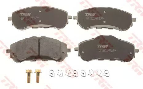 Комплект тормозных колодок дискового тормоза PEUGEOT 308, TRW (GDB2044)