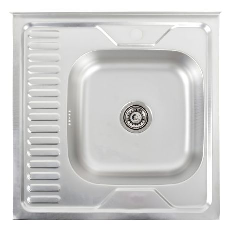 Нержавіюча мийка Valeso ДЕКОР 6060 R (0,7/160 мм)