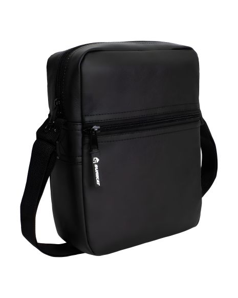 Сумка на плече модели Tablet чорного екошкіри Сумка на плече модели Tablet чорного екошкіри