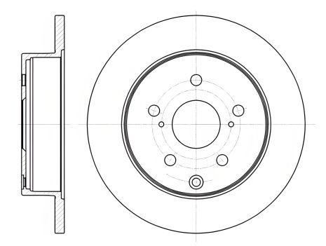 Гальмівний диск TOYOTA RAV4, REMSA (6118800)