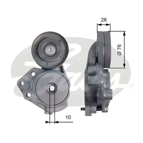 Натяжной ролик поликлинового ремня AUDI A1, SEAT ALHAMBRA, GATES (T39173)