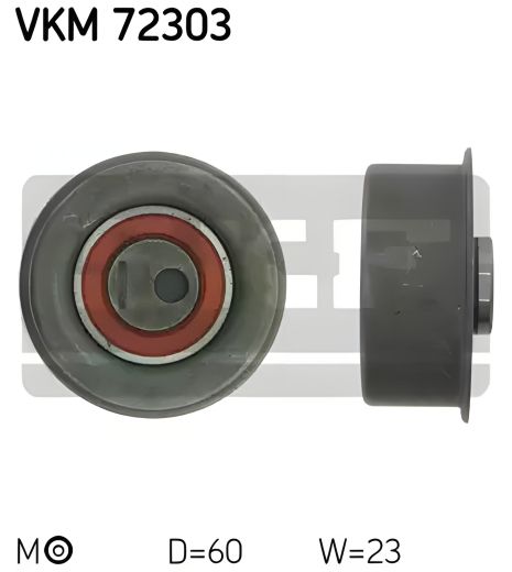 Ролик натяжний ременя ГРМ NISSAN SUNNY, MAZDA 626, SKF (VKM72303) Ролик натяжний ременя ГРМ NISSAN SUNNY, MAZDA 626, SKF (VKM72303)