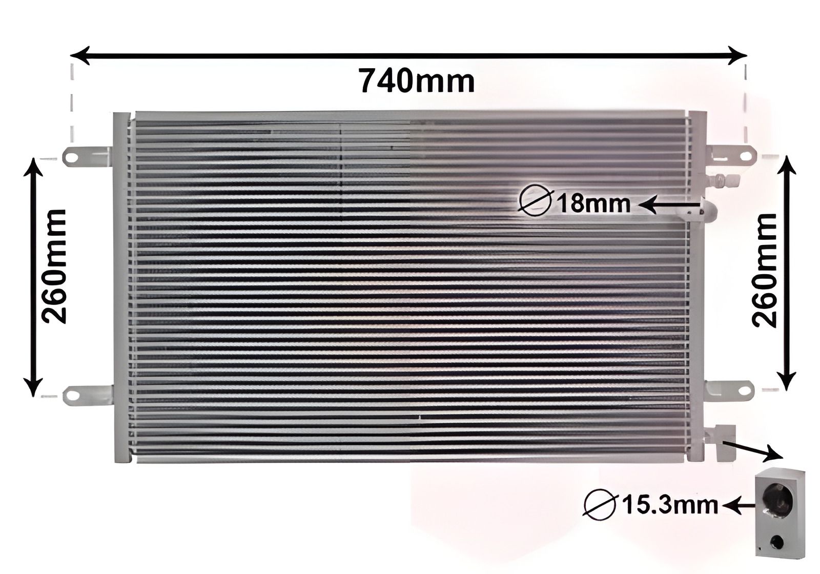 Конденсор кондиціонера радіатор AUDI A6, Van Wezel (03005237) Конденсор кондиціонера радіатор AUDI A6, Van Wezel (03005237)