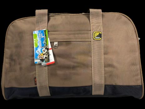 Коричневая дорожная сумка с двумя отделениями, 58 л